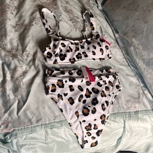 Leopard Print Bikini Set